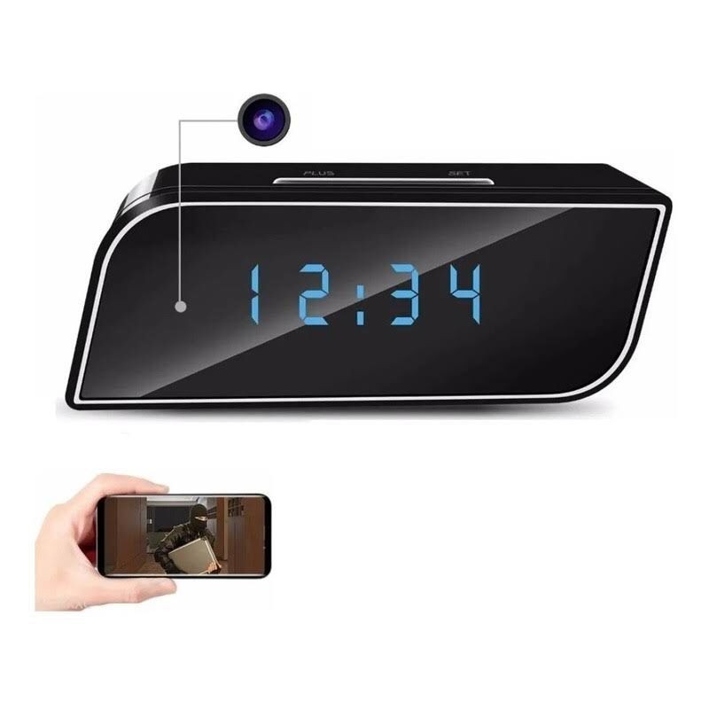 Reloj despertador con camara espia wifi